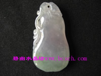天然翡翠福寿如意挂件