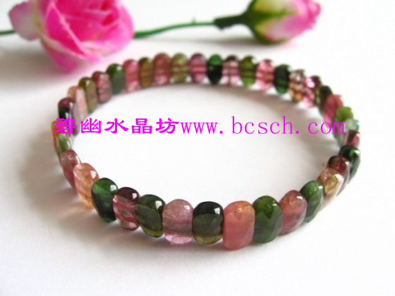 碧玺手排价格 碧玺手排批发价格 天然水晶碧玺手排批发市场