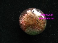 天然绿幽灵吊坠