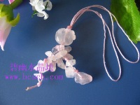 粉晶手机链