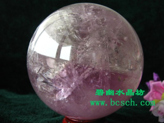 天然紫水晶球