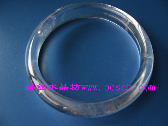 天然白水晶手镯