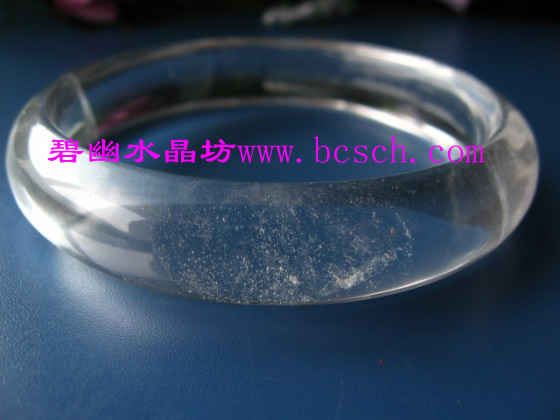 天然白水晶手镯