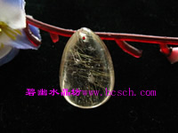 金丝晶吊坠