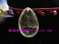 金丝晶吊坠