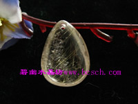 金丝晶吊坠