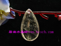 金丝晶吊坠