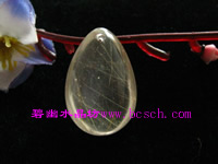 金丝晶吊坠