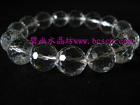精选天然优质巴西白水晶手链