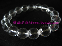 精选天然优质巴西白水晶手链