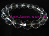精选天然优质巴西白水晶手链