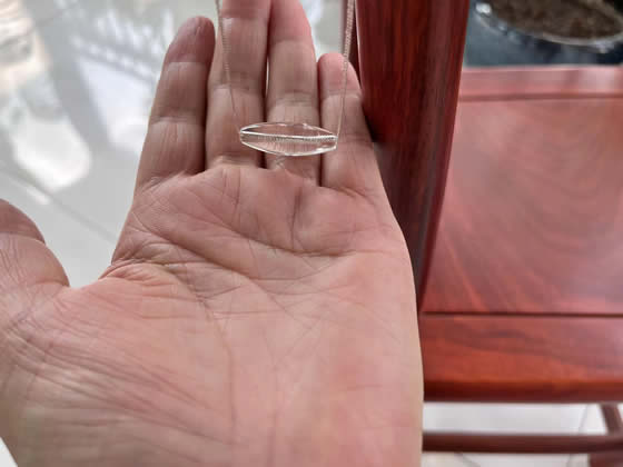 优质白水晶晚会装项链